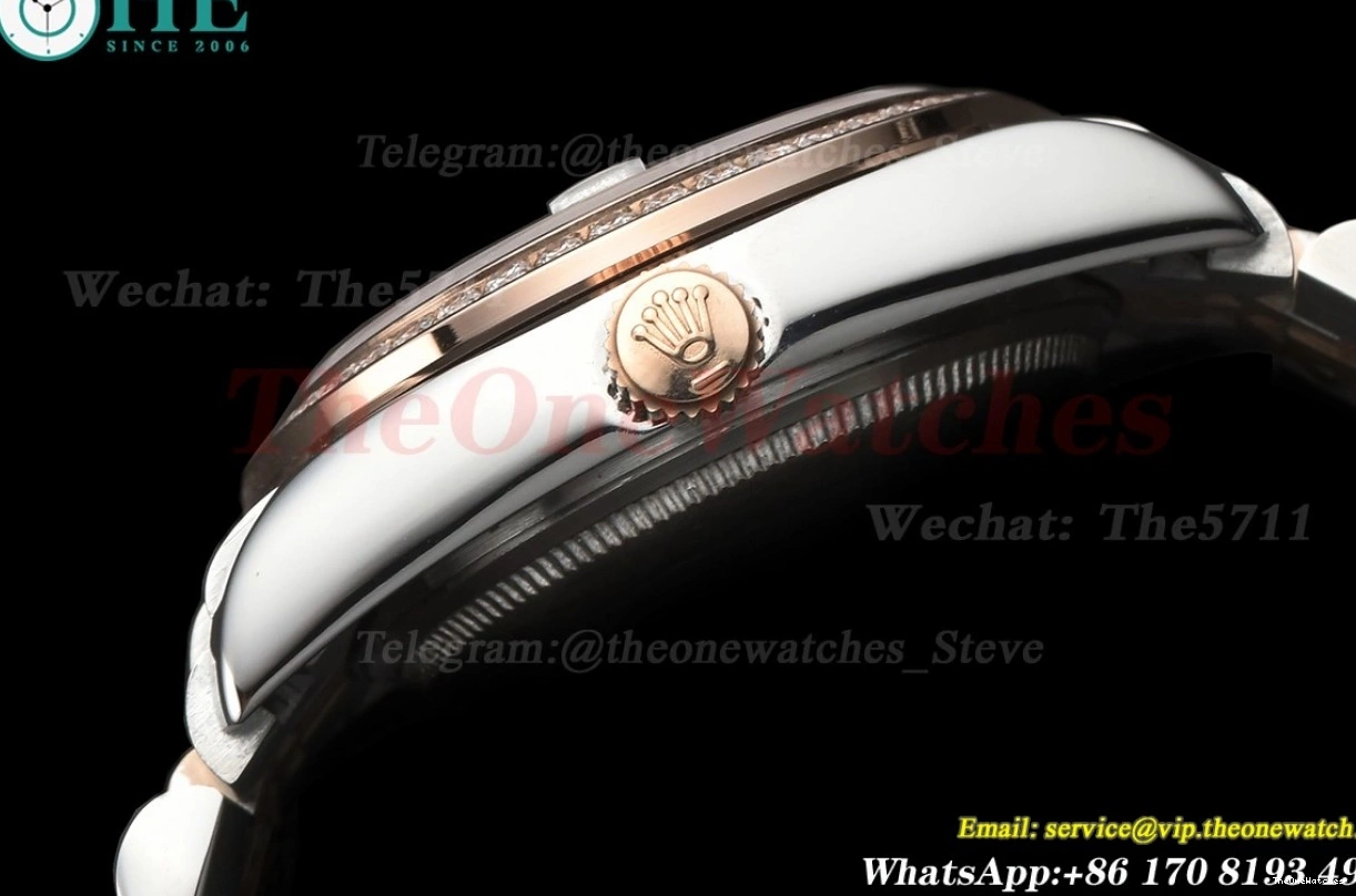 Datejust Rose Gold RG 28mm Dia Dia MY8215 GDF SS 1223